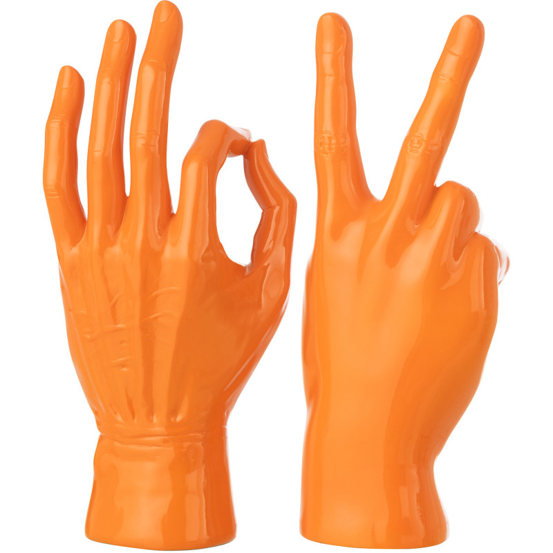 FIG LANG SIGN POLYRÉS OR ASS2 (16x10,5x36cm) 