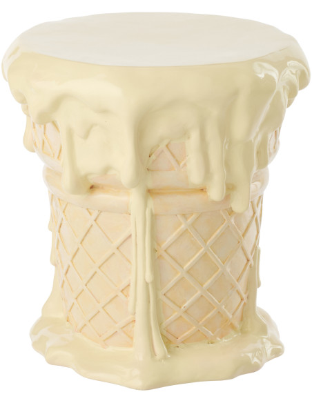 TABL APP CRÈM GLA ABR/BEI (36,5x36x38,5cm) 