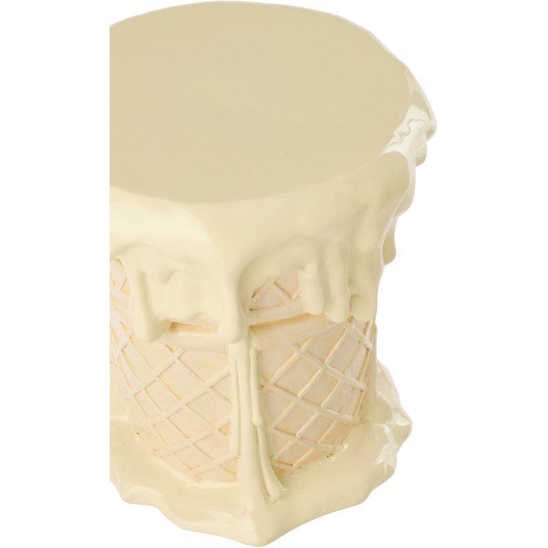 TABL APP CRÈM GLA ABR/BEI (36,5x36x38,5cm) 