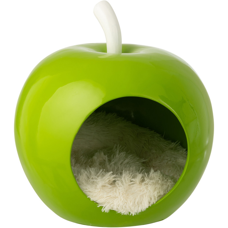 PAN CHAT POMME POLYRÉS VRT/BLA (45x42x45cm) 