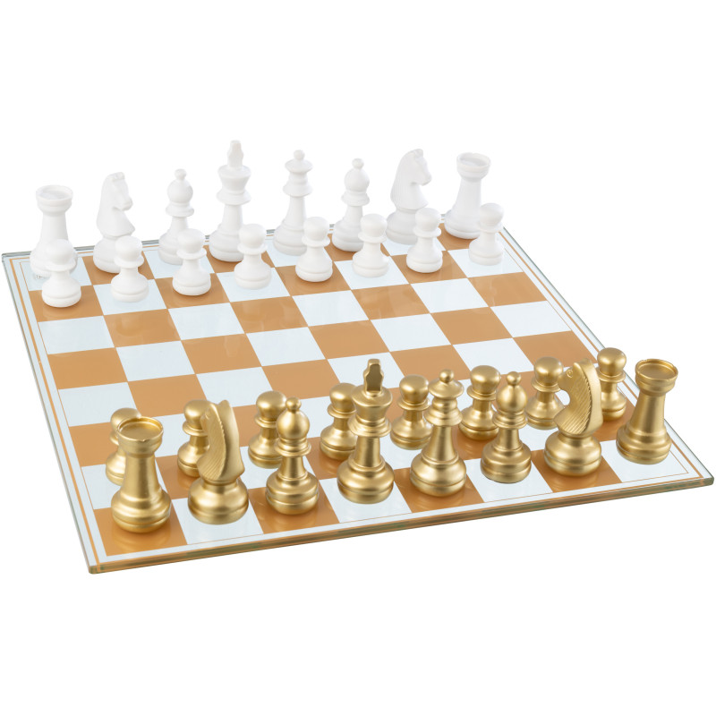 ECHIQUIER POLYRÉSINE MIX (61x61x13cm) 