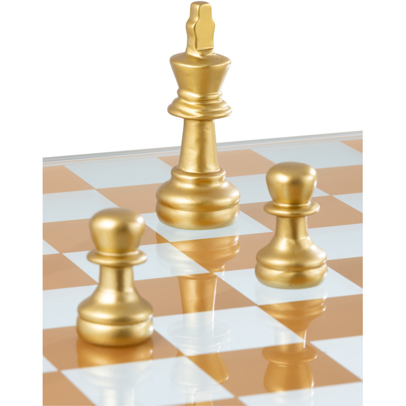 ECHIQUIER POLYRÉSINE MIX (61x61x13cm) 