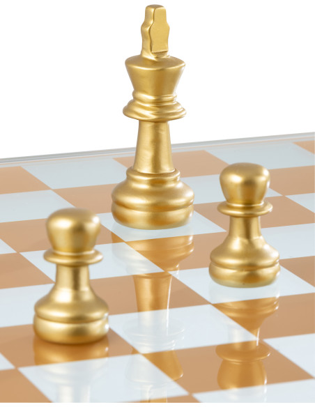 ECHIQUIER POLYRÉSINE MIX (61x61x13cm) 