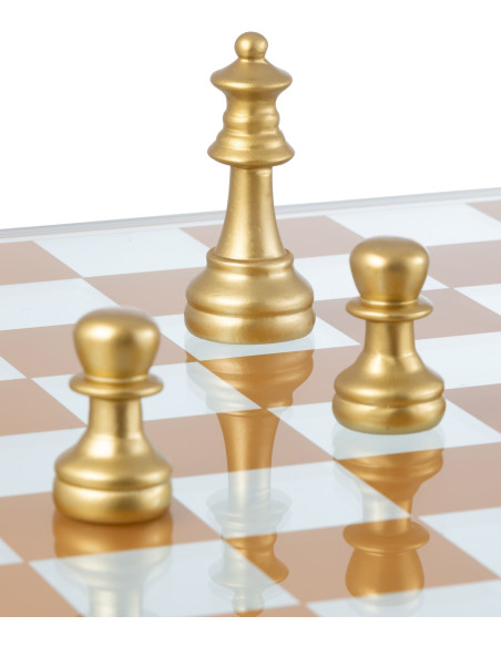 ECHIQUIER POLYRÉSINE MIX (61x61x13cm) 