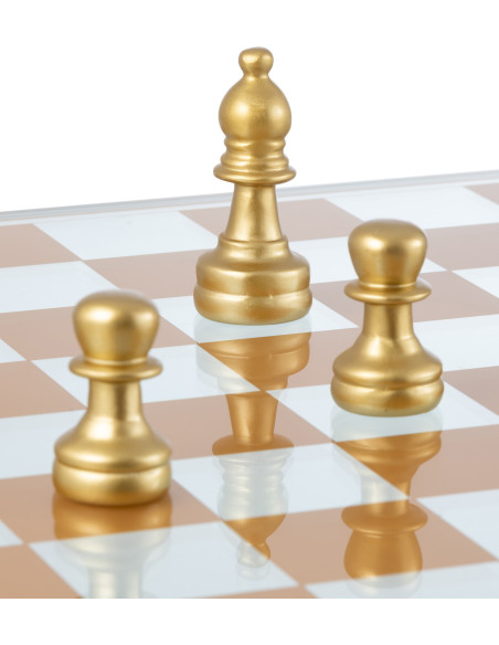 ECHIQUIER POLYRÉSINE MIX (61x61x13cm) 