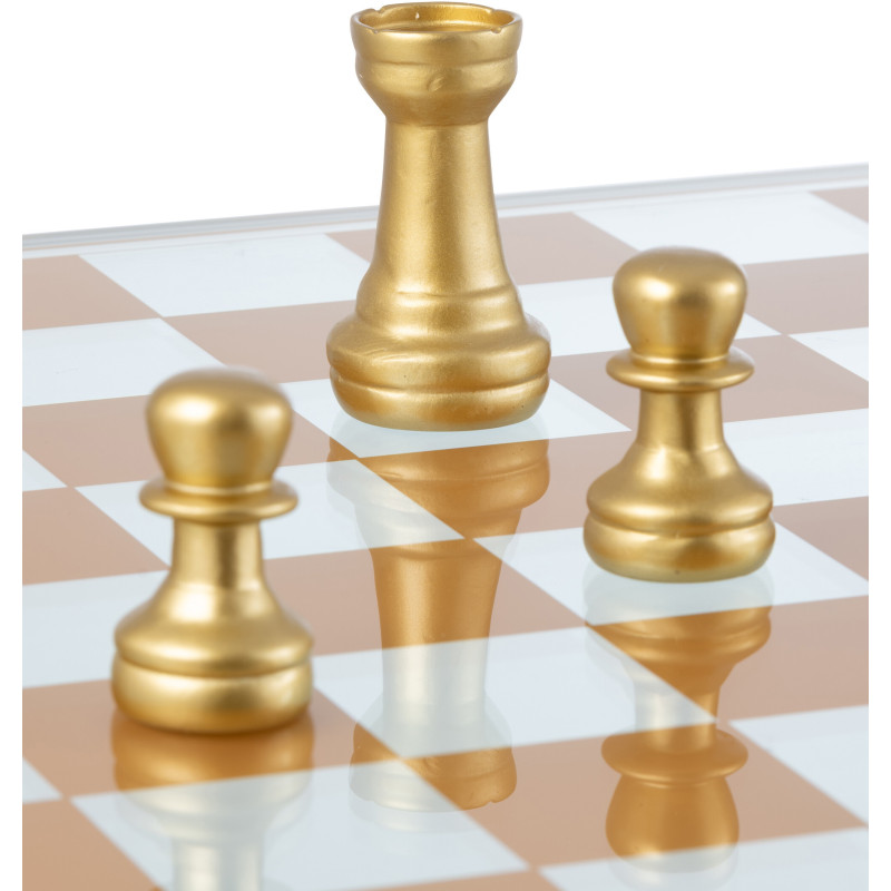 ECHIQUIER POLYRÉSINE MIX (61x61x13cm) 