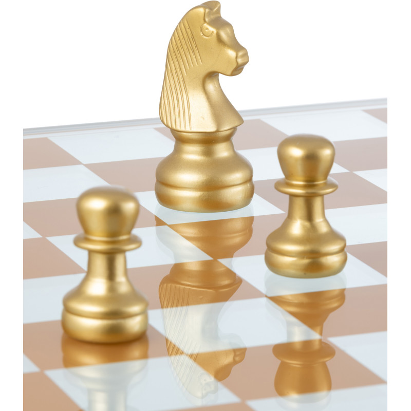 ECHIQUIER POLYRÉSINE MIX (61x61x13cm) 