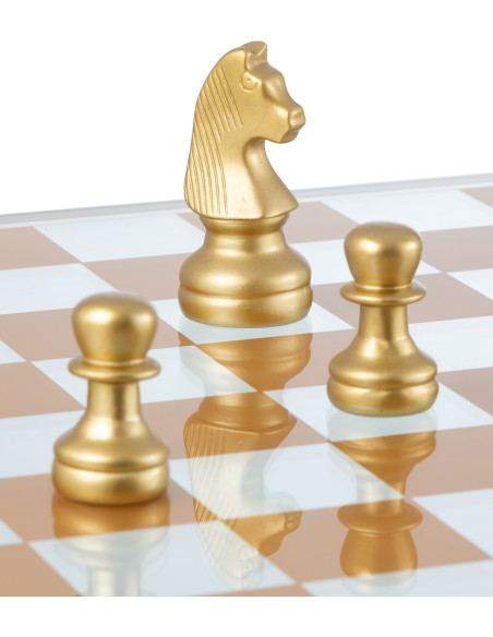 ECHIQUIER POLYRÉSINE MIX (61x61x13cm) 