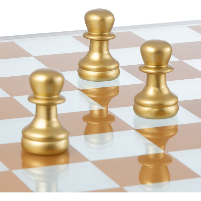 ECHIQUIER POLYRÉSINE MIX (61x61x13cm) 