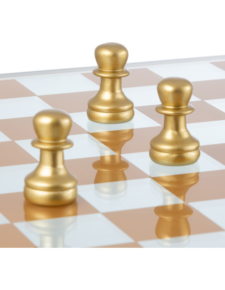 ECHIQUIER POLYRÉSINE MIX (61x61x13cm) 