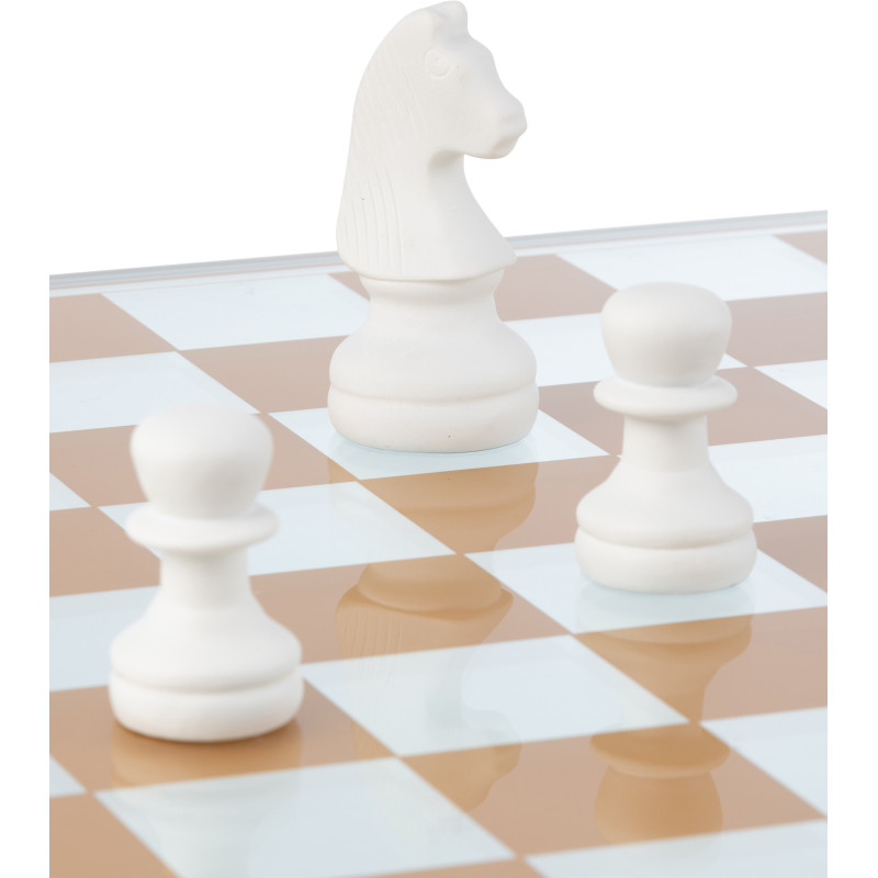 ECHIQUIER POLYRÉSINE MIX (61x61x13cm) 