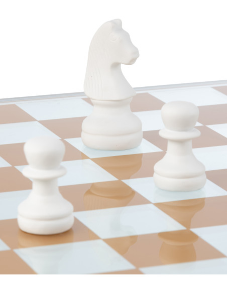 ECHIQUIER POLYRÉSINE MIX (61x61x13cm) 