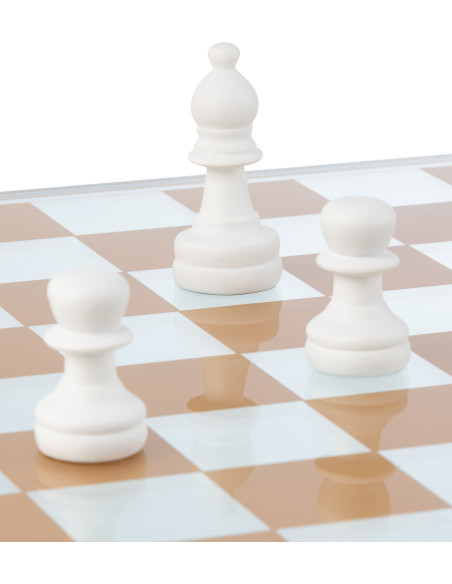 ECHIQUIER POLYRÉSINE MIX (61x61x13cm) 