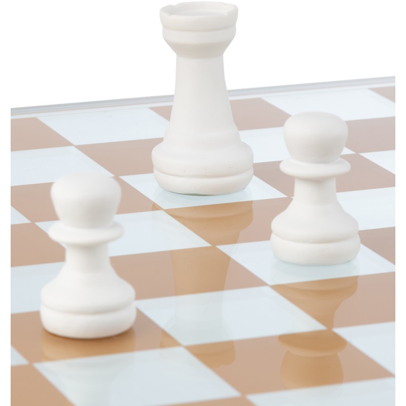 ECHIQUIER POLYRÉSINE MIX (61x61x13cm) 