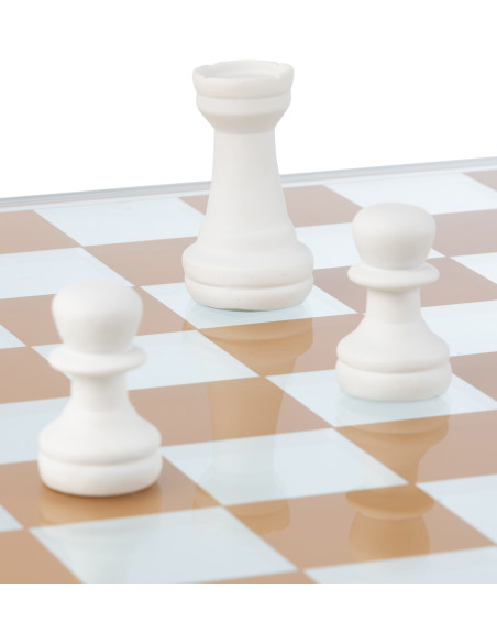 ECHIQUIER POLYRÉSINE MIX (61x61x13cm) 