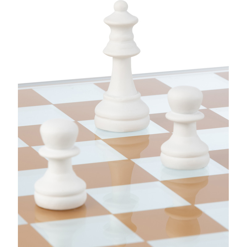 ECHIQUIER POLYRÉSINE MIX (61x61x13cm) 