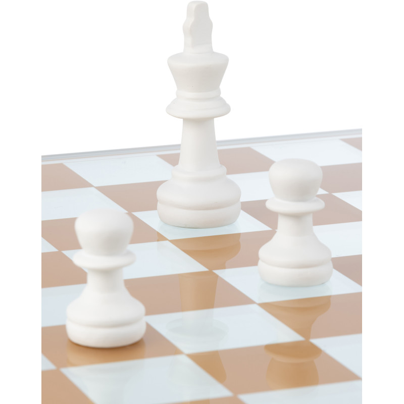 ECHIQUIER POLYRÉSINE MIX (61x61x13cm) 