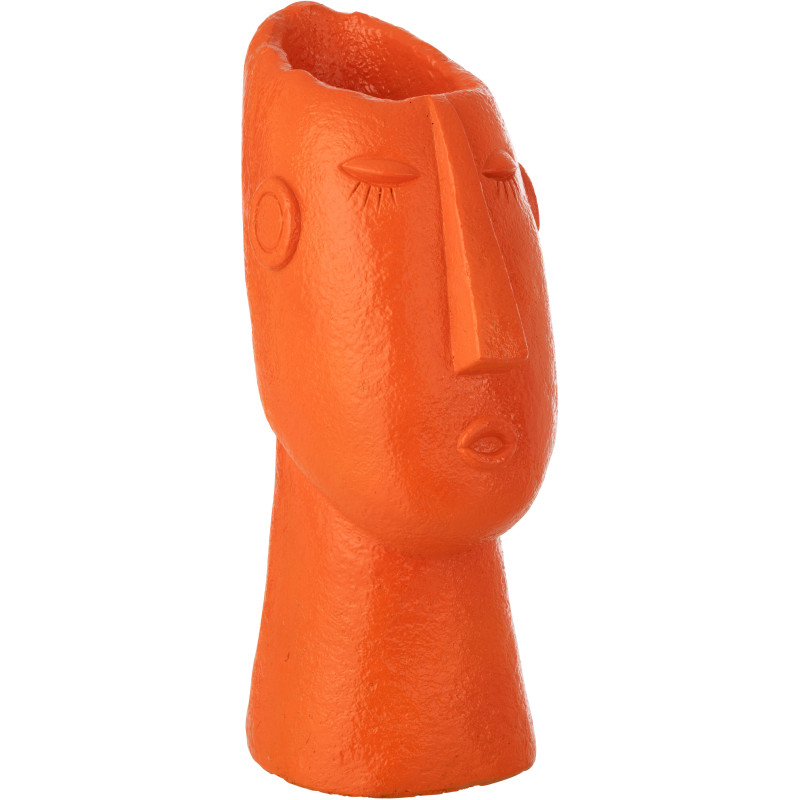 VASE VISAGE EXTÉRIEUR MGO OR (24x17x43cm) 
