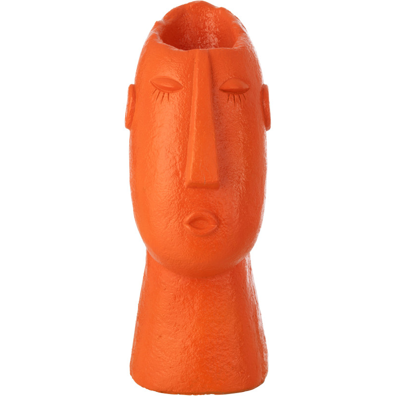 VASE VISAGE EXTÉRIEUR MGO OR (24x17x43cm) 