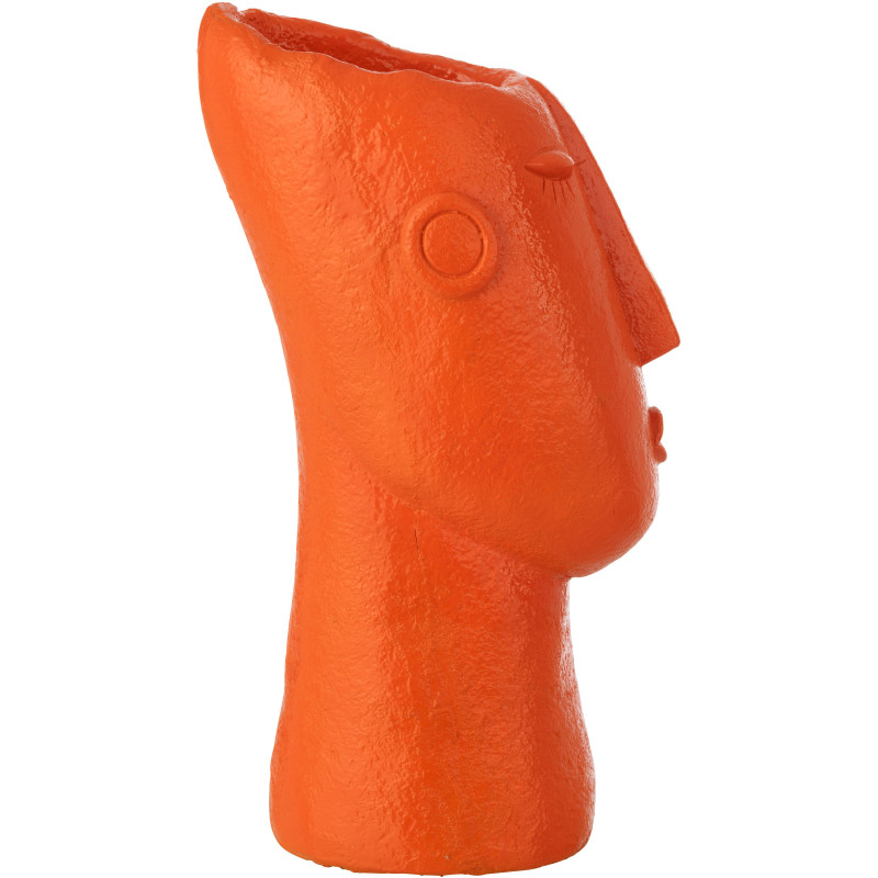 VASE VISAGE EXTÉRIEUR MGO OR (24x17x43cm) 