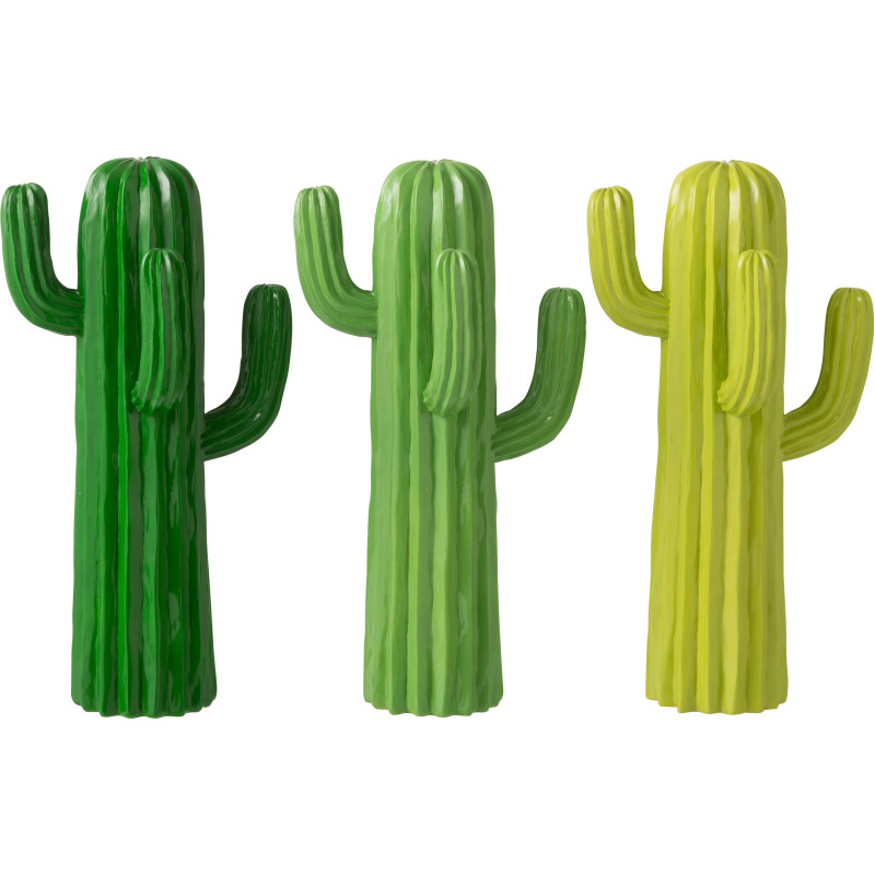 CACT DECO POLYRÉS VRT L ASS3 (22,5x17x42cm) 