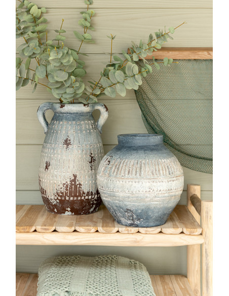 CACHEP EXT ANTIQ MAGN BL/BLA L (28x28x31cm) 