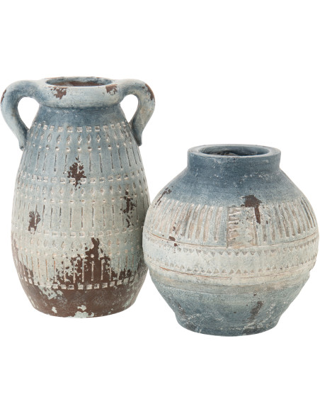 CACHEP EXT ANTIQ MAGN BL/BLA L (28x28x31cm) 