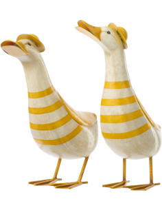 CANARD LIGN MET JAU/BLA L ASS2 (29,5x13,5x44,5cm) 