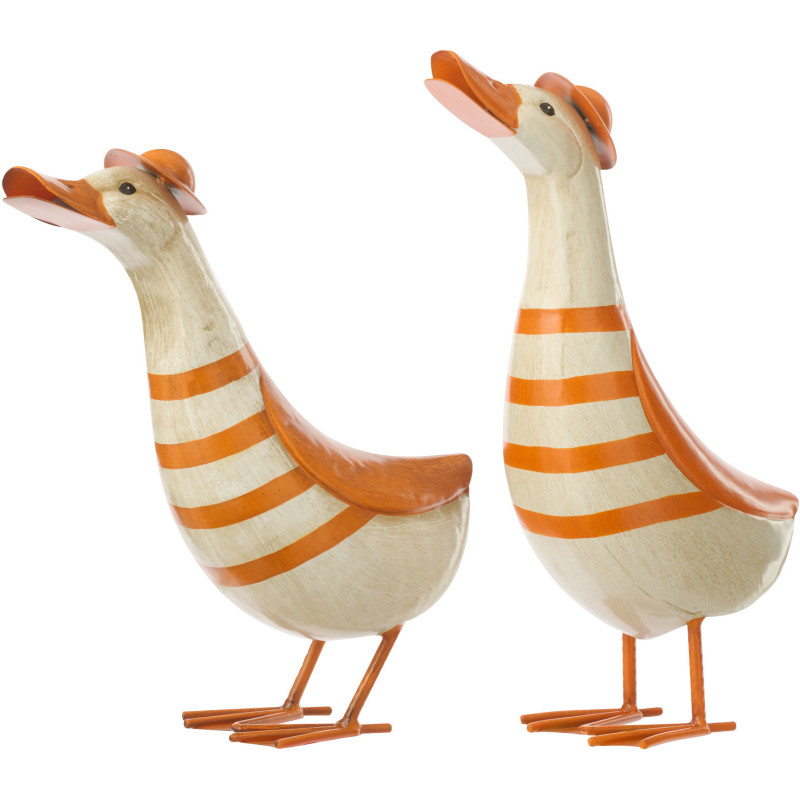 CANARD LIGNÉ MET OR/BLA L ASS2 (29,5x13,5x44,5cm) 