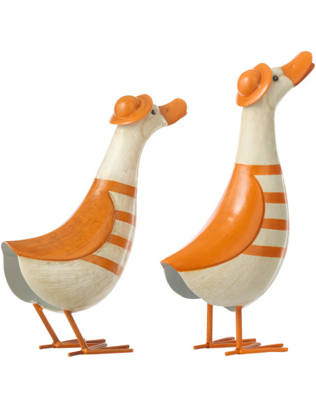 CANARD LIGNÉ MET OR/BLA L ASS2 (29,5x13,5x44,5cm) 