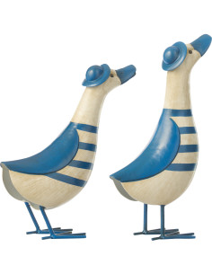 CANARD LIGNÉ MET BL/BLA L ASS2 (29,5x13,5x44,5cm) 
