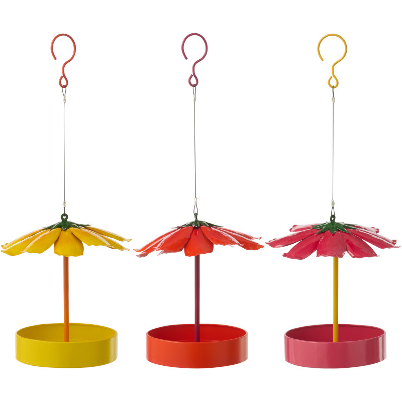 FLEUR MÉTAL MULTI ASS3 (22x22x23,5cm) 