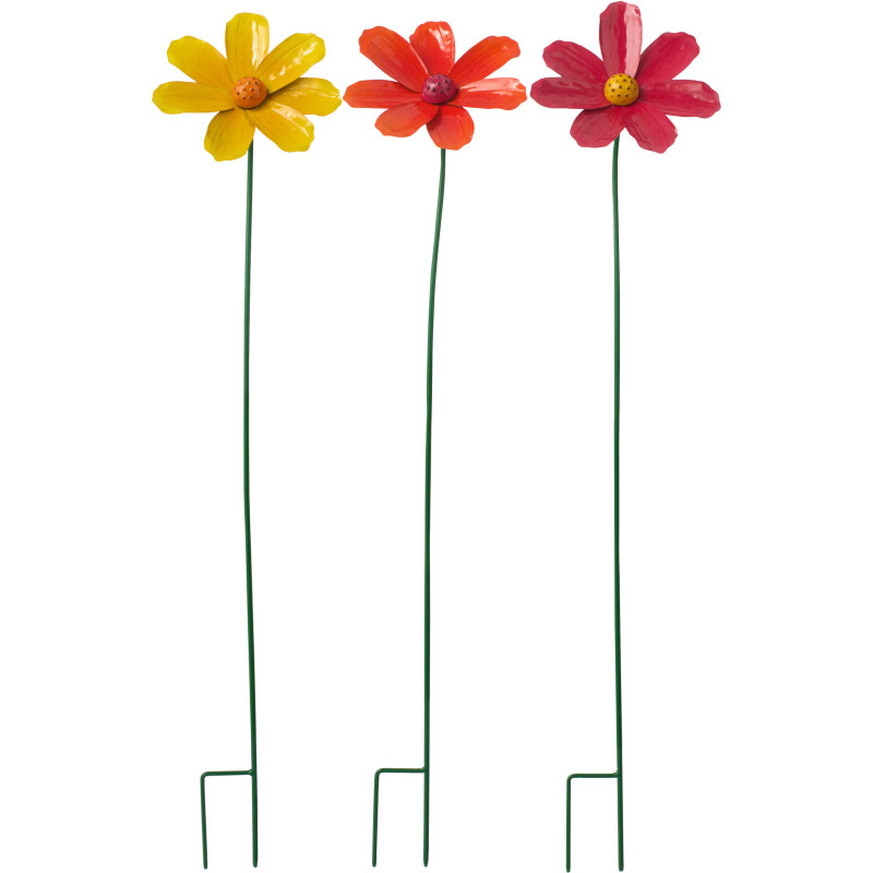 FLEUR MÉTAL MULTI S ASS3 (19x13x89,5cm) 