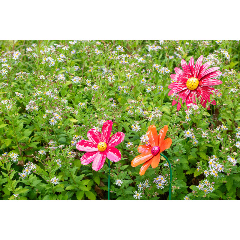 FLEUR MÉTAL MULTI S ASS3 (19x13x89,5cm) 