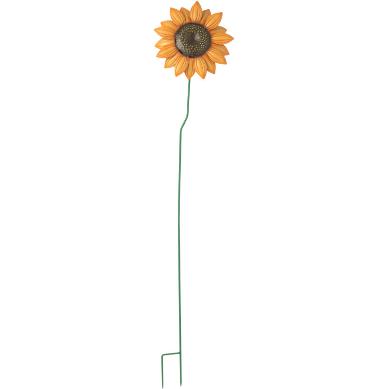 FLEUR MÉTAL JAUNE (22x10x108cm) 