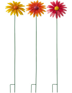 FLEUR MÉTAL MULTI L ASS3 (24x15,5x97cm) 