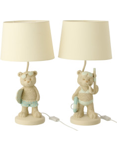 LAMPE OURS PLAG FI/GAR ASS2 (26x26x48cm) 