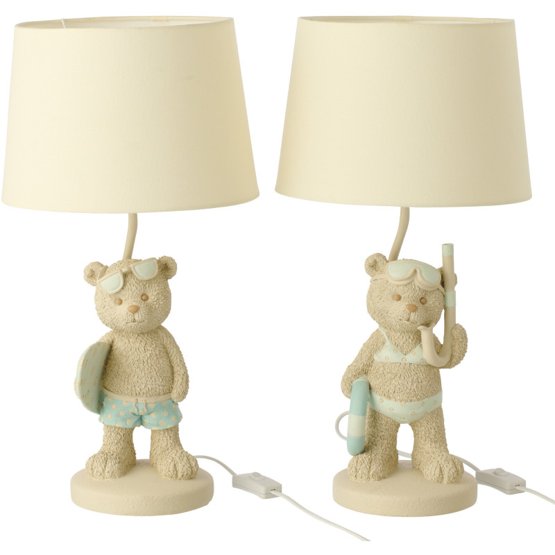 LAMPE OURS PLAG FI/GAR ASS2 (26x26x48cm) 