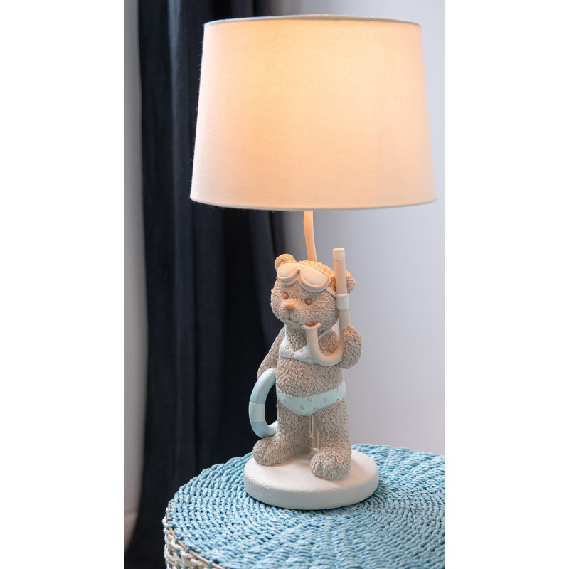 LAMPE OURS PLAG FI/GAR ASS2 (26x26x48cm) 