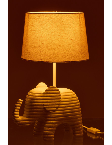 LAMPE LIGN POLYRÉS BLA (31,2x26x48cm) 