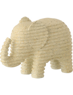 ÉLÉPHANT LIGNÉ POLYRÉS BEI S (15,5x6x10,5cm) 
