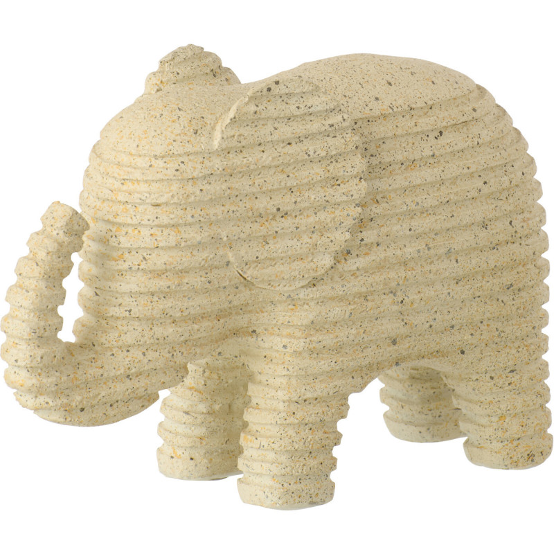 ÉLÉPHANT LIGNÉ POLYRÉS BEI S (15,5x6x10,5cm) 