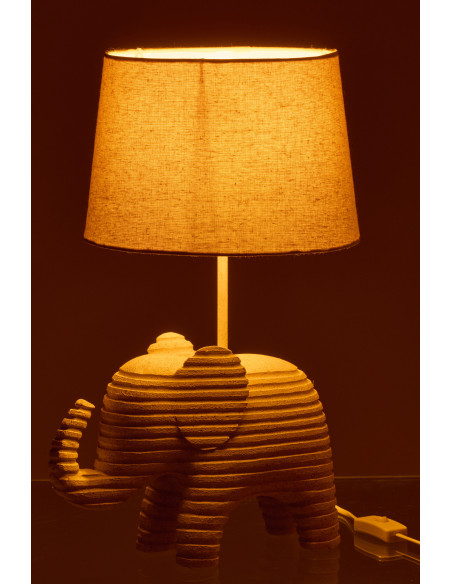 LAMPE LIGN POLYRÉS BEI (31,2x26x48cm) 