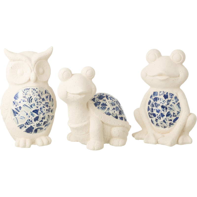 HIBO EXTÉRIEUR MOS MAGN BEI/BL (23,5x22x41cm) 