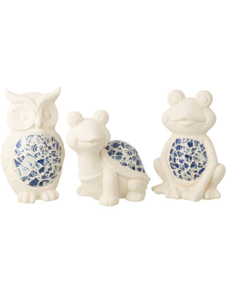 HIBO EXTÉRIEUR MOS MAGN BEI/BL (23,5x22x41cm) 