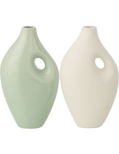 VASE YURI VRT/BLA S ASS2 (10x6x17,5cm) 