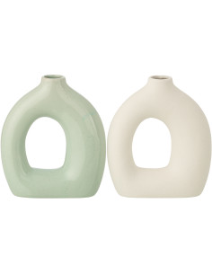 VASE LISA VRT/BLA M ASS2 (16x6x18cm) 