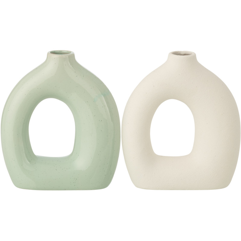 VASE LISA VRT/BLA M ASS2 (16x6x18cm) 