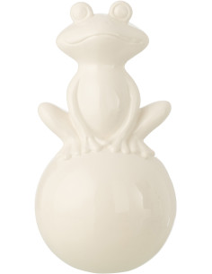 GRENOU S/BASE BAL PORCEL BLA (18x18x34cm) 