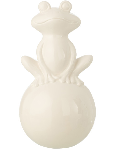 GRENOU S/BASE BAL PORCEL BLA (18x18x34cm) 